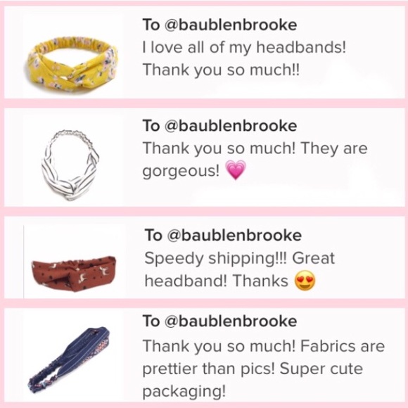 Navy Blue Floral Boho Twist Headband - Picture 6 of 7